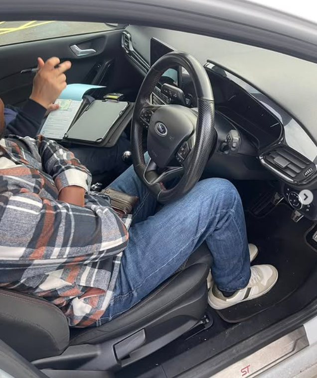 Beginner driving lesson